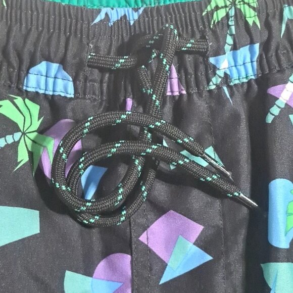 No Boundaries Men's Multicolor Hawaii Palm Mesh Lined Swim Trunks Size L (36/38) - Picture 4 of 10